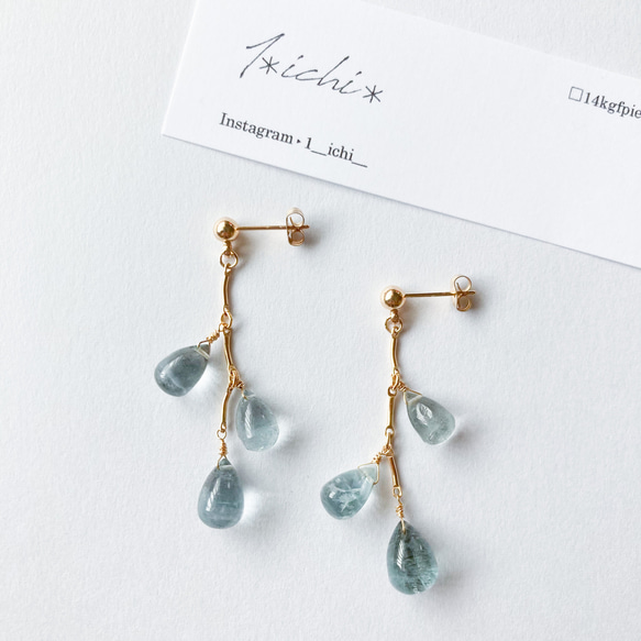 14kgfオニキス✖️MOP✖️水晶のトリプレットピアス です 14kgfオニキス✖️MOP✖️水晶のトリプレットピアス です - メルカリ