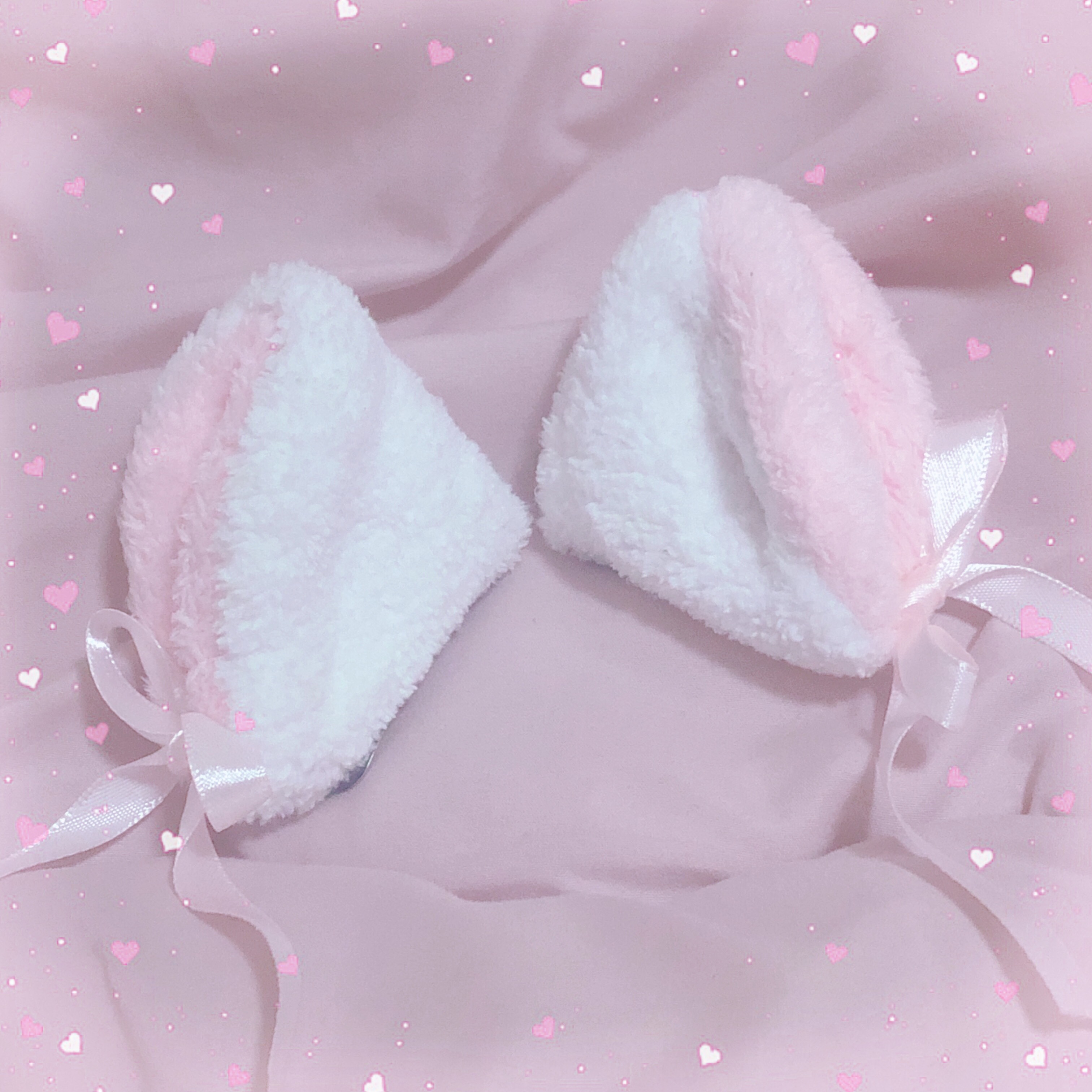 猫耳 コスプレ メイド ヘアアクセ 量産型 ヘアピン うさぎちゃん