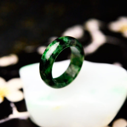 翡翠くりぬきリング　ring-416　指輪　11.5号　ヒスイ ひすい 天然石 1枚目の画像