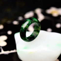 翡翠くりぬきリング　ring-416　指輪　11.5号　ヒスイ ひすい 天然石 4枚目の画像