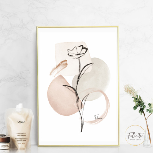 flower /インテリアポスター アートポスターA5 （サイズアップ可