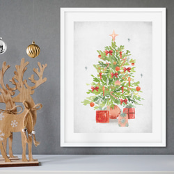 ポスター クリスマスツリーのポスター / i0333 / インテリアポスター 1枚目の画像