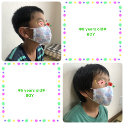 ■M8■送料無料■子供用　立体　マスク■両面ダブルガーゼ使用■ 3枚目の画像