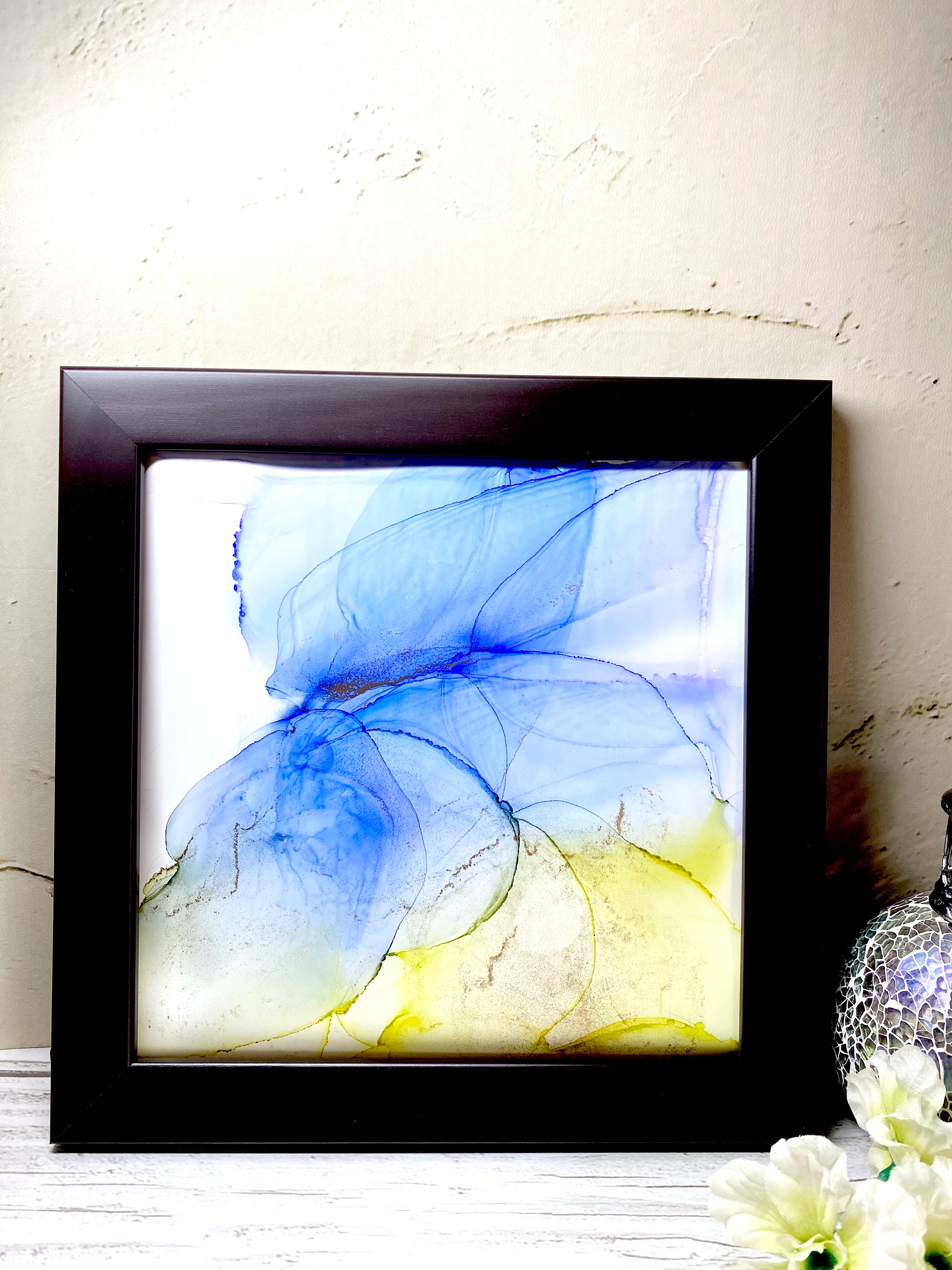 インテリアアート*Sky＆Anise *【フレーム付き】【原画のみ購入・パネルへ変更可】（＃200703 B S）