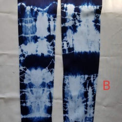 アームカバー　藍染め（インディゴ）日焼け、冷房対策　Creema限定 4枚目の画像