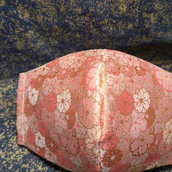 高級京都西陣織 立体マスク  満開桜 3枚目の画像