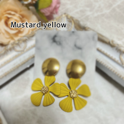 Masterd yellow ピアス【ポストタイプ】 1枚目の画像