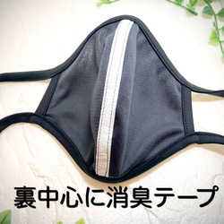 【送料無料】*涼しい*吸汗速乾*UVカット*冷感*消臭*夏用立体マスク*口元空間広め*男女兼用*スポーツ*トレーニング* 4枚目の画像