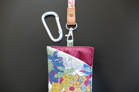 眼鏡盒 Plump Liberty Angelica Gala 小袋子/筆架 有標籤的筆盒 花卉圖案 布雜貨 布配飾 第2張的照片