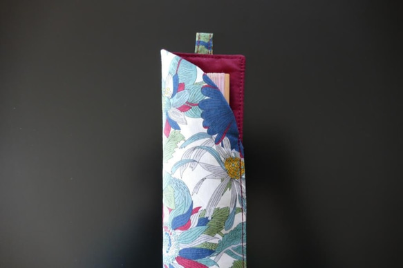 蓬鬆風扇盒（女式：21cm）Liberty Angelica Gala 風扇包風扇盒布配件夏季布品帶標籤 第5張的照片