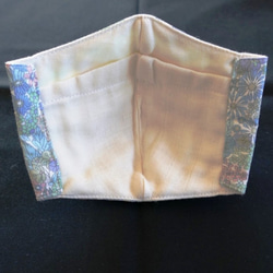 ポケット付き 立体マスク2枚セット リバティ マーガレット・アニー 4重ガーゼ 大人用 布マスク 日本製 花粉症 布小物 3枚目の画像