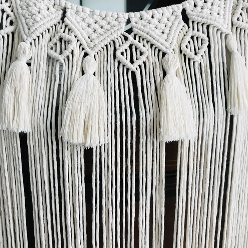 マクラメ カーテン✳︎のれん✳︎ガーランド カーテン ✳︎miki