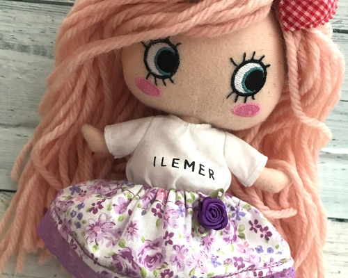 ☆ハンドメイド イルメール マリーちゃんワンピース(段染めイエロー)おまけ付☆ ☆ハンドメイド イルメール マリーちゃんワンピース(段染めイエロー