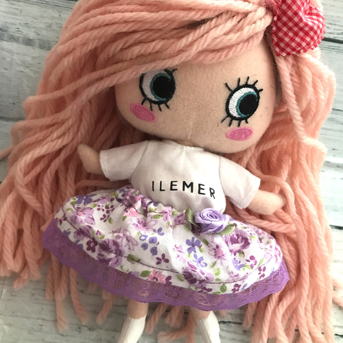 ☆ハンドメイド イルメール マリーちゃんお洋服(薄ピンク)2点セット☆ ☆ハンドメイド イルメール マリーちゃんお洋服(薄ピンク)2点