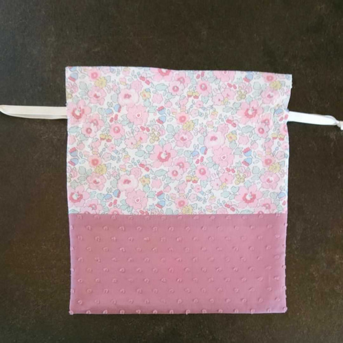 限定色】ベッツィミニタイプ 縮小柄 巾着 リバティプリント ドット  