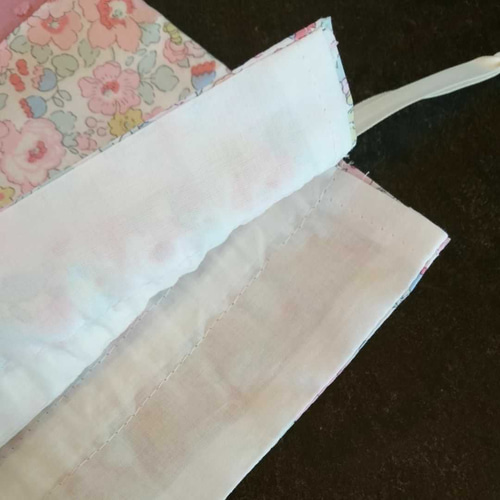 限定色】ベッツィミニタイプ 縮小柄 巾着 リバティプリント ドット  