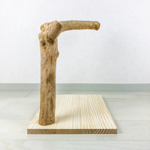 流木の止まり木】バードスタンド 中型・大型インコに！使いやすく安定