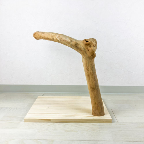 流木の止まり木】バードスタンド 中型・大型インコに！使いやすく安定