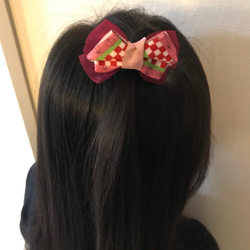 和柄・蝶柄ヘアゴム 6枚目の画像