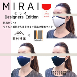 肌荒れ０へ‼『MIRAI』Designers Edition ウイルス感染から身を守る＋美肌の秘策マスク 1枚目の画像