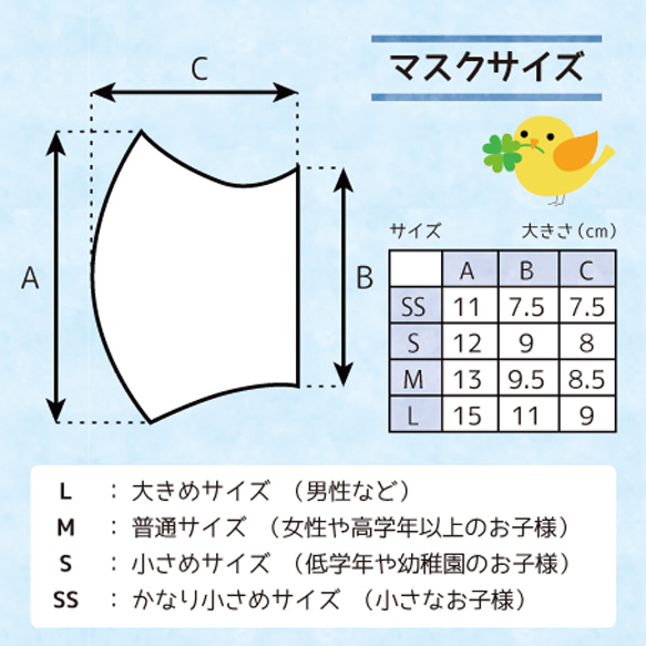 立体布マスク(Ｌサイズ)☆緑×白ドット 2枚目の画像