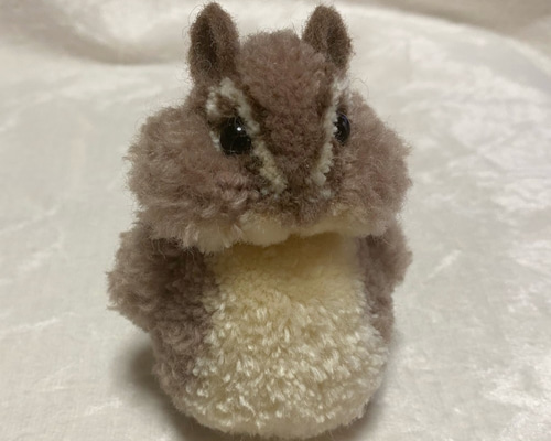 作家様　リス　ハムスター　ネズミ　ぬいぐるみ　羊毛フェルト　ポンポン　4体セット 作家様 リス ハムスター ネズミ ぬいぐるみ 羊毛フェルト