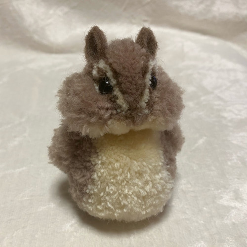 作家様　リス　ハムスター　ネズミ　ぬいぐるみ　羊毛フェルト　ポンポン　4体セット 作家様 リス ハムスター ネズミ ぬいぐるみ 羊毛フェルト