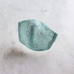 PSNY 包郵 Fururu Margaret Mint Lace 花粉黃沙無紡布過濾器 3D 成人面膜 -FR03 第5張的照片
