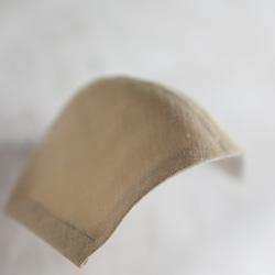 PSNY ベーシック コットン・ハーブ＆ホワイト 花粉 黄砂 洗える不織布フィルター入り 立体 マスク 大人用 CD4 3枚目の画像