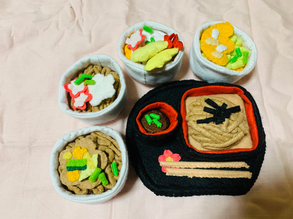 フェルトままごと そばうどん屋さん おもちゃ・人形 ぶーにゃん 通販