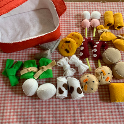 受注制作フェルトままごと お祭りフード おもちゃ・人形 ぶーにゃん