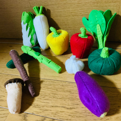 フェルト立体野菜② おもちゃ・人形 ぶーにゃん 通販 11777907