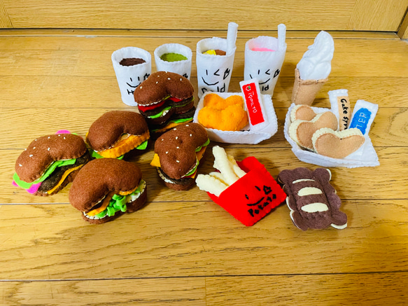 ハートハンバーガーセット おもちゃ・人形 ぶーにゃん 通販