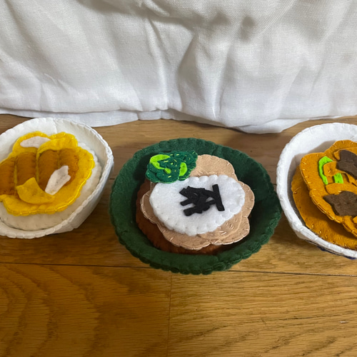 受注制作フェルトままごと そばうどん屋さん おもちゃ・人形 ぶー 