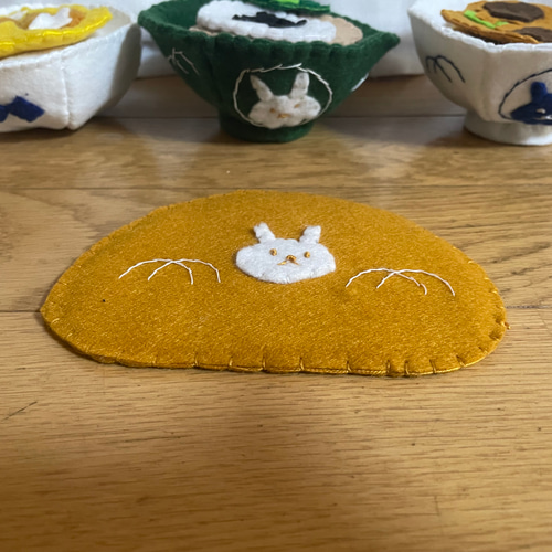 受注制作フェルトままごと そばうどん屋さん おもちゃ・人形 ぶー
