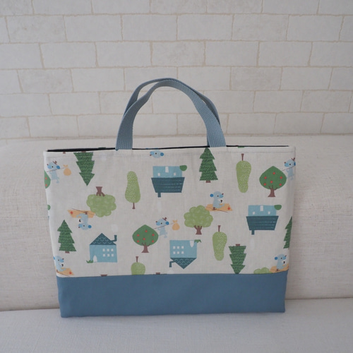 くまくんのピクニック 入園入学3点セット レッスンバッグ a_tanko 通販