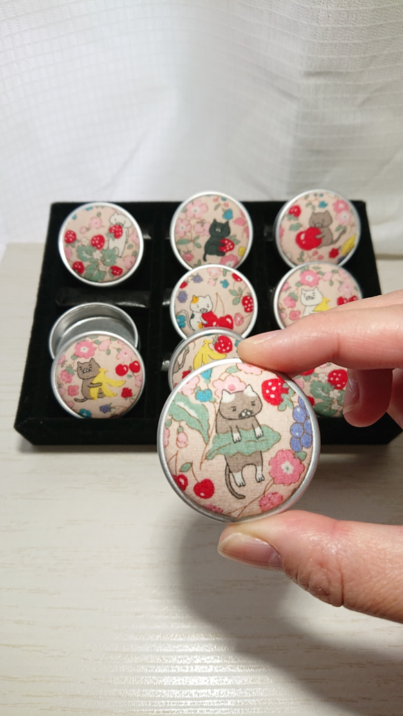 コロンとかわいい小さな小物入れ☆フルーツとねこ☆二つ選べる コロンとかわいい小さな小物入れ☆フルーツとねこ☆二つ選べる