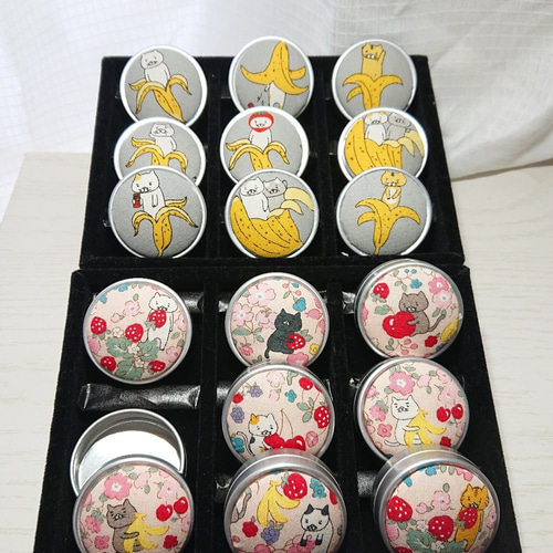 コロンとかわいい小さな小物入れ☆フルーツとねこ☆二つ選べる コロンとかわいい小さな小物入れ☆フルーツとねこ☆二つ選べる