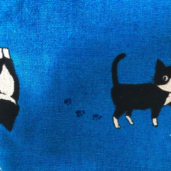 猫 お得 3枚セット 立体 秋 マスク (711) Creema限定 内側Wガーゼ ねこ コットンリネン 9枚目の画像