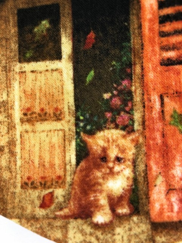 Creema限定 猫 立体 マスク  綿100 (956) 内側Wガーゼ インポートデザイナーズ 可愛い 仔猫 4枚目の画像