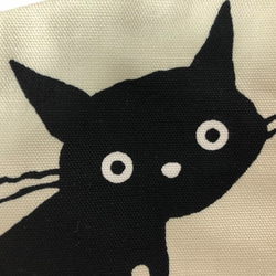 Creema限定 猫 大判 立体 マスク 綿100 (1194) 内側Wガーゼ ココランド 黒猫 サバトラ 4枚目の画像