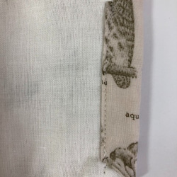 Creema限定 デザイナーズ  立体 マスク  綿100 (1209) 内側Wガーゼ うさぎ  鹿  ミミズク  蝶 7枚目の画像