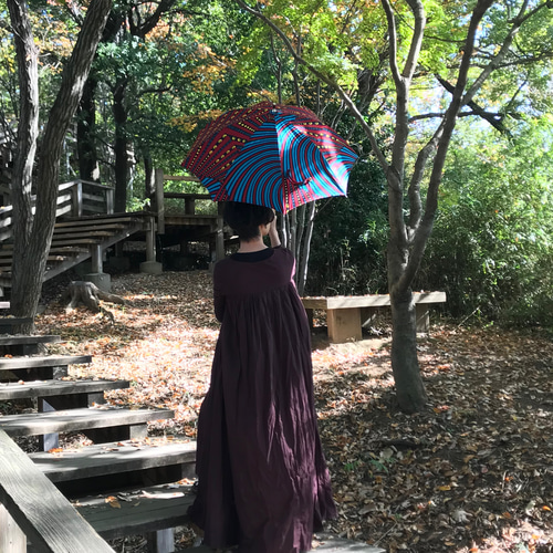 受注製作】chocho アフリカン生地 日傘 傘・日傘 chochokuukan 通販