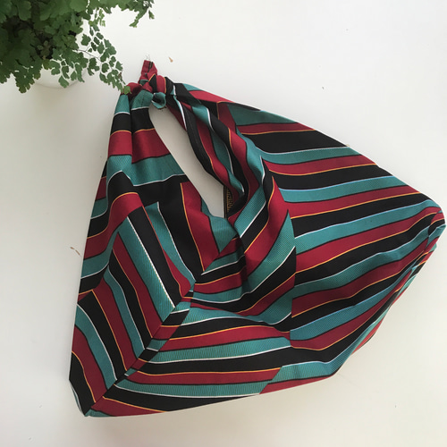 アフリカ生地　あずまバック　2way使用 アフリカン アズマバッグ あずま袋 AZUMA BAG あづま エコバッグ