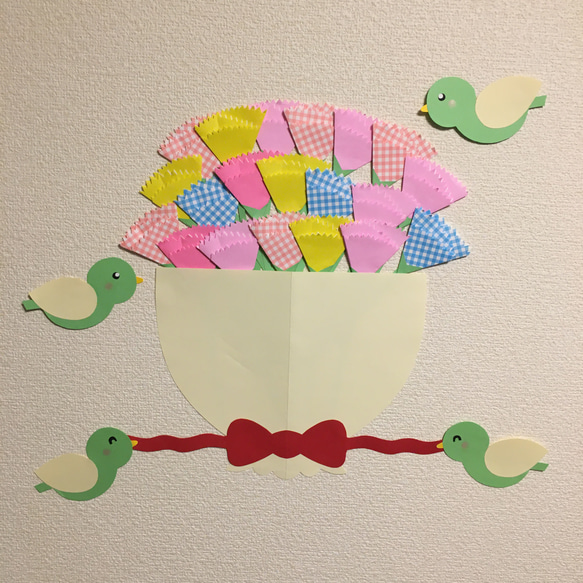 春 27 小さめサイズ壁面飾り母の日保育