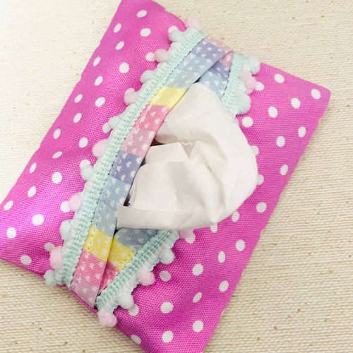 送料込み】ポケットティッシュケース2個セット⭐︎ハンドメイド