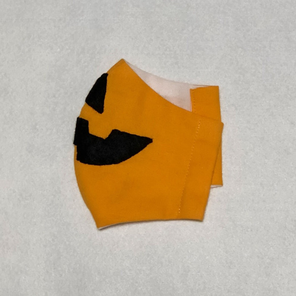 立体マスク　キッズ　子ども用　ハロウィン　なりきり　ジャックオーランタン 2枚目の画像