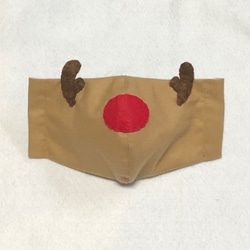 立体マスク　キッズ　子供用　なりきり　クリスマス　トナカイ 1枚目の画像