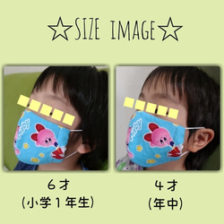 【今季最終!!】５枚組  夏素材のサラサラマスク  綿リップル  夏マスク  蒸れにくいマスク 4枚目の画像