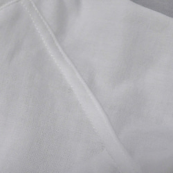 シンプルなオフホワイトのベビー用・長肌着ロング 4枚目の画像